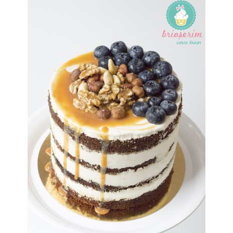 Tort Carrot Cake Cu Pralina De Nuci Si Caramel Brioserimro